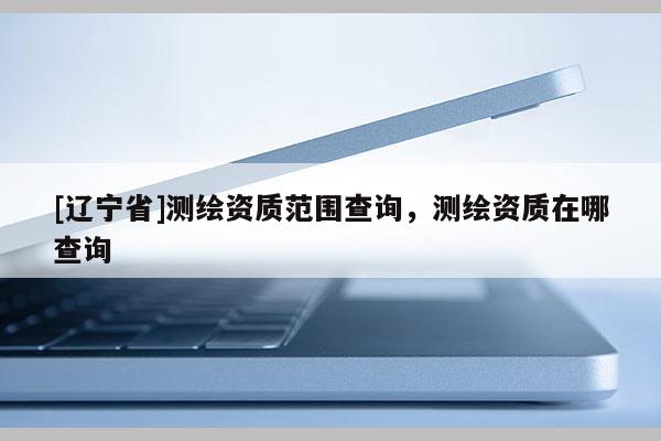 [辽宁省]测绘资质范围查询，测绘资质在哪查询
