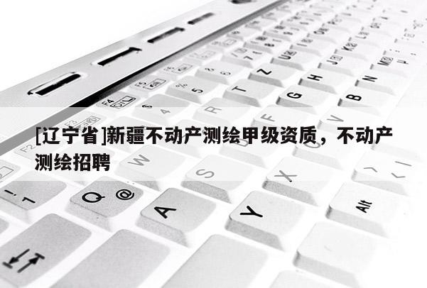 [辽宁省]新疆不动产测绘甲级资质，不动产测绘招聘