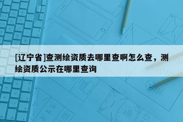 [辽宁省]查测绘资质去哪里查啊怎么查，测绘资质公示在哪里查询