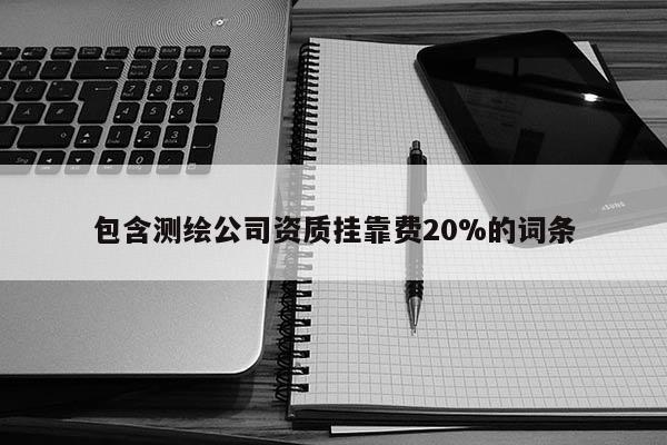 包含测绘公司资质挂靠费20%的词条