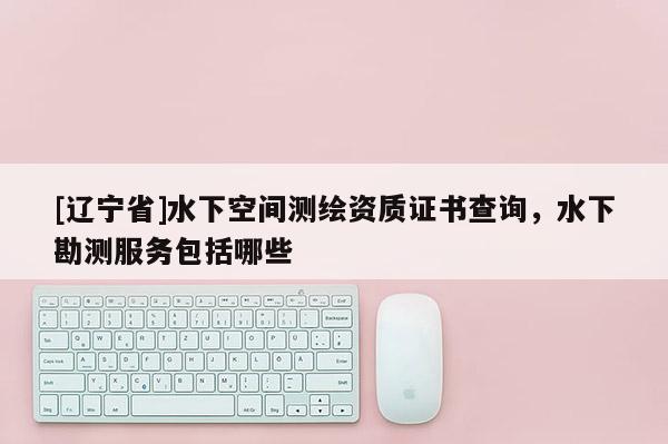 [辽宁省]水下空间测绘资质证书查询，水下勘测服务包括哪些