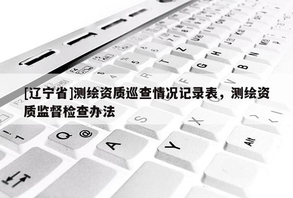 [辽宁省]测绘资质巡查情况记录表，测绘资质监督检查办法