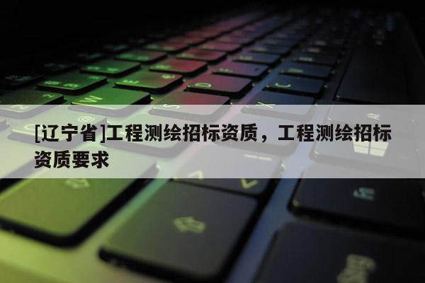 [辽宁省]工程测绘招标资质，工程测绘招标资质要求