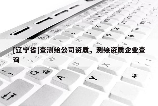 [辽宁省]查测绘公司资质，测绘资质企业查询